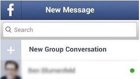 Facebookメッセージを検索します