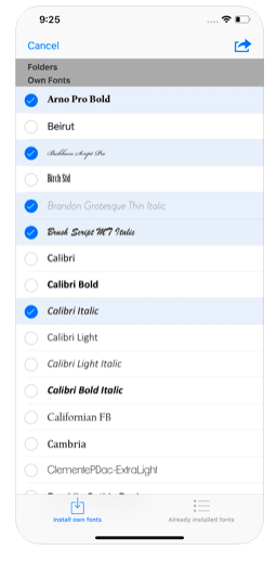 AnyFontはiPhoneのフォントを変更できます