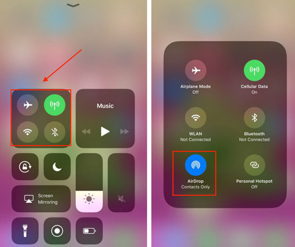 AirDropによってデータを新しいAppleIDに転送する方法