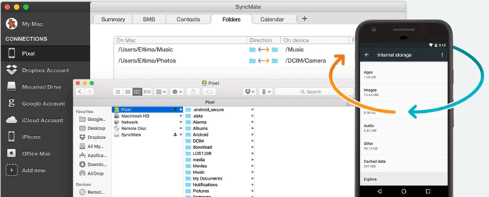 Syncmateの専門家と一緒にMacでAndroidテキストを取得する方法