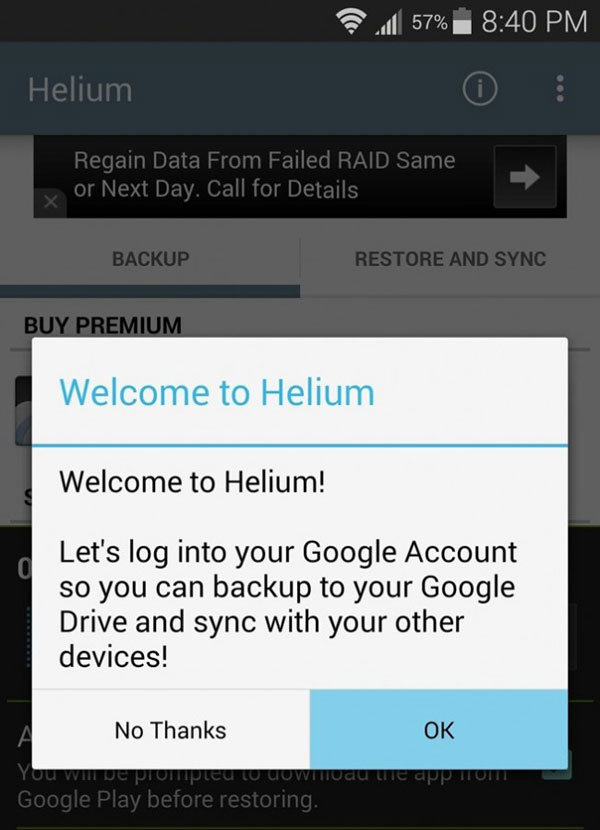 ヘリウムのような最高のAndroidバックアップアプリNon Root