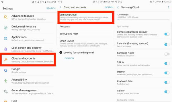 Samsung CloudからGalaxy S7の削除された写真を回復する方法