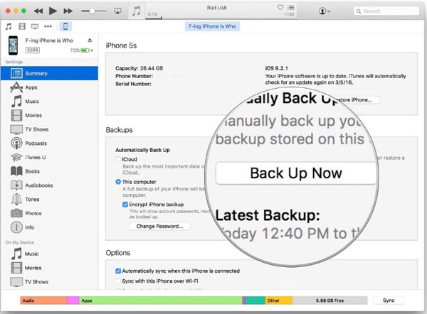 iTunesを介してiPhoneメッセージをMacに同期する方法