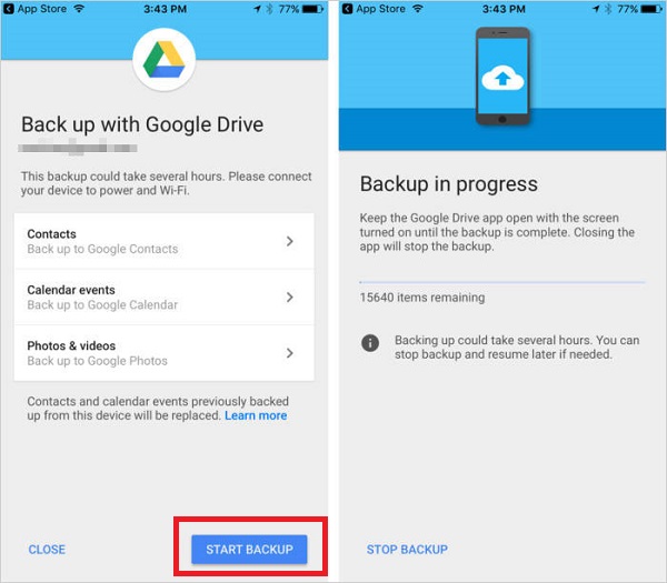 Googleを使用してルートなしでAndroid電話をバックアップします