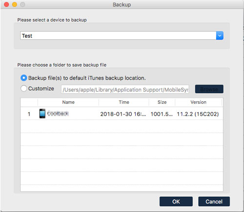 iPhoneからMacにメッセージとその他のファイルを同期します