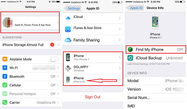 アクティブ化私のiPhoneを見つけます