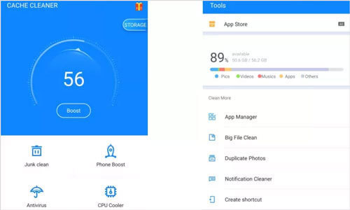 Cleanrのような最高の電話クリーンアプリ