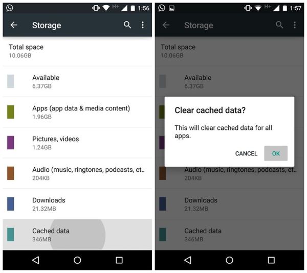 設定からAndroid上のジャンクファイルを削除する方法