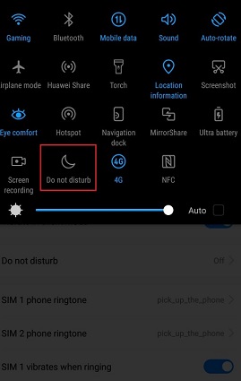 Androidで邪魔しないでください