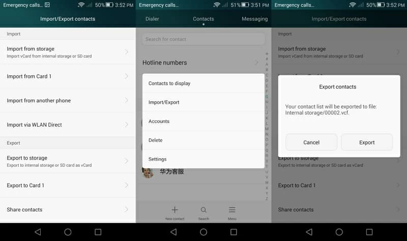 Android電話からiPhone XSに連絡先を追加する方法