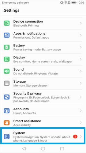 Huawei Mate 1でUSBデバッグを開く1