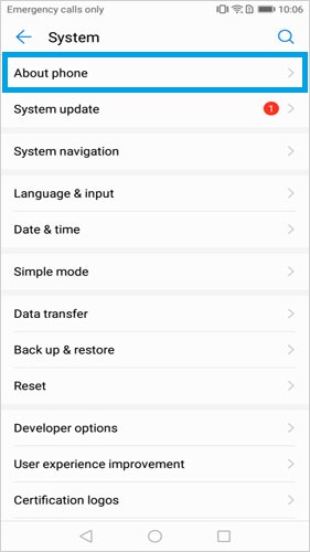 Huawei Mate 2でUSBデバッグを開きます
