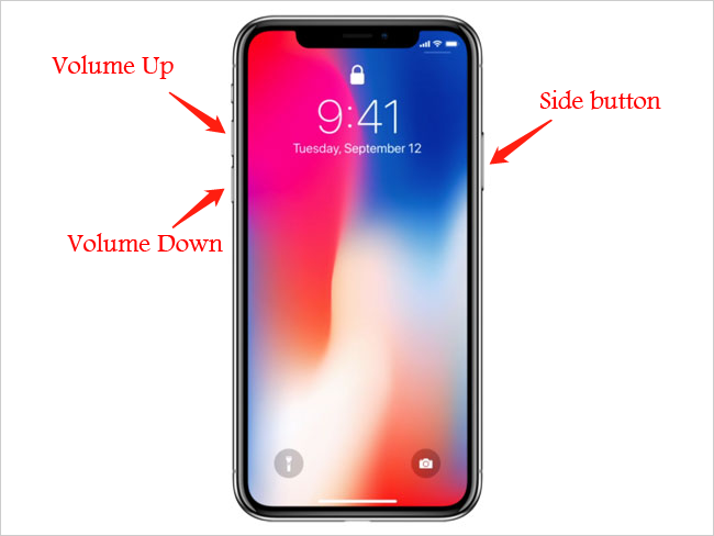 iPhoneをDFUモードに入れます