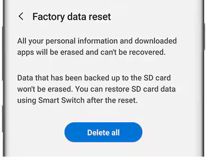 工場出荷時のAndroidをリセットして、電話を鳴らないように修正します