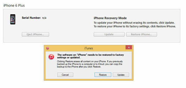 DFUモードでiPhoneホワイト画面を復元します