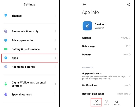 Androidフローズンを停止するために使用しないアプリを閉じる