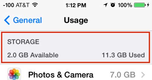 iPhoneでスペースを無料で無料で使用します