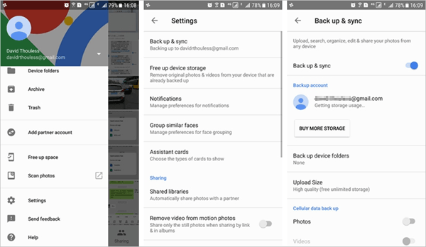 Googleドライブを使用して、AndroidスマートフォンをMacにバックアップします