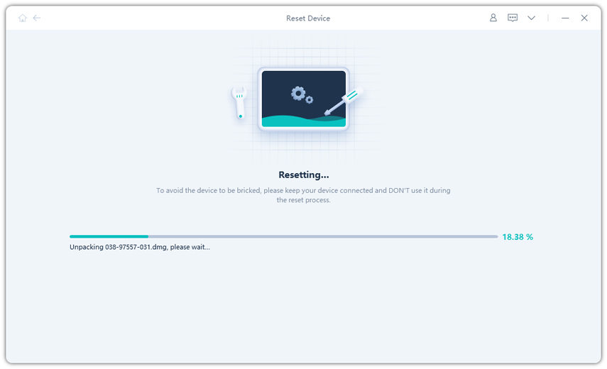 iOSファームウェアは完全にダウンロードされます
