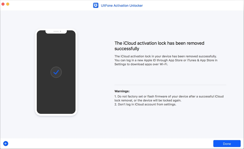 iCloudアクティベーションロックを正常に削除します