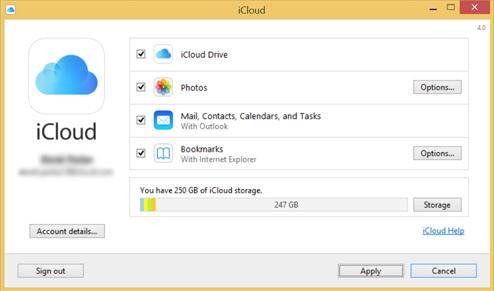 iPadをWindows用のiCloudを介して新しいコンピューターに同期します