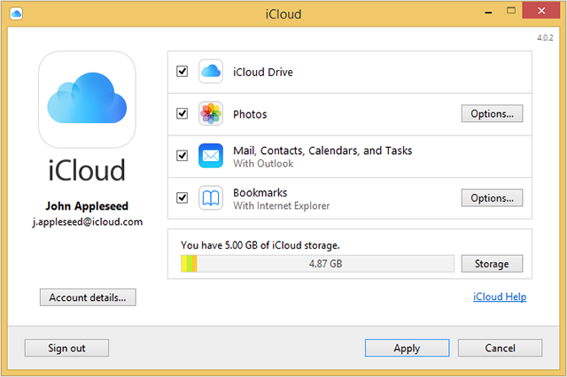 iCloudを使用してiPadからPCにビデオをコピーします