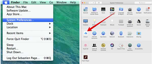 MacのiCloudドライブをオンにします