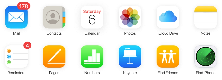 私のiPhoneオプションの検索を選択します