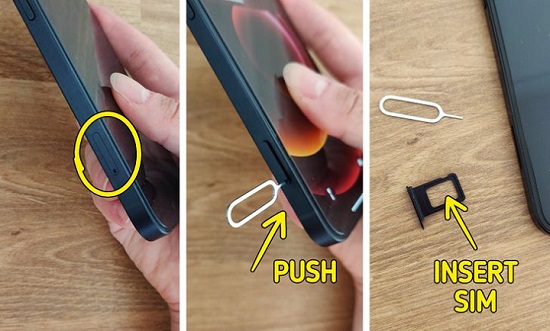 SIMカードを再挿入して、AppleIDのセットアップにスタックしたiPhoneを修正します