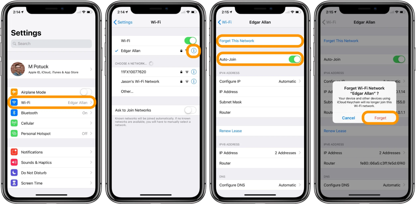iPhone 15はwifiに接続しません