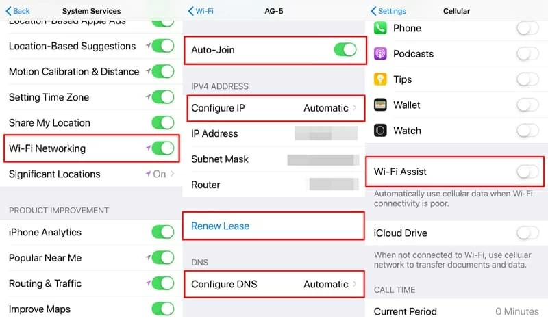 iPhoneは、更新後にFaceTimeではWi-Fiから切断され続けます