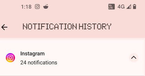 通知履歴を介して削除されたInstagramメッセージを回復します
