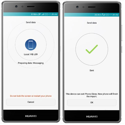 電話クローンを介してHuaweiからHuaweiにデータを転送する方法