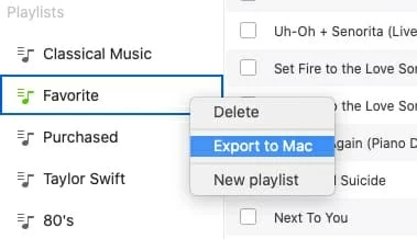 iPhoneSEトラックをMacBook ProまたはAirにコピーする