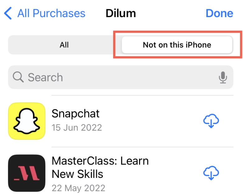 App Storeからアプリを再インストールします