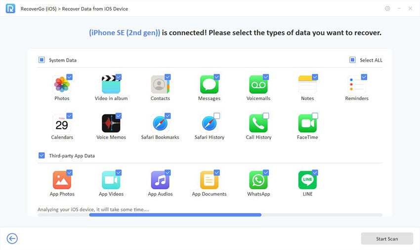 Recovergo iOSガイド -  iPhoneからデータを回復する準備をする