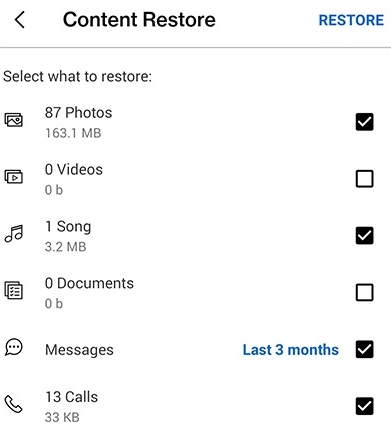 Verizon CloudからAndroidまたはiPhoneに連絡先を復元します