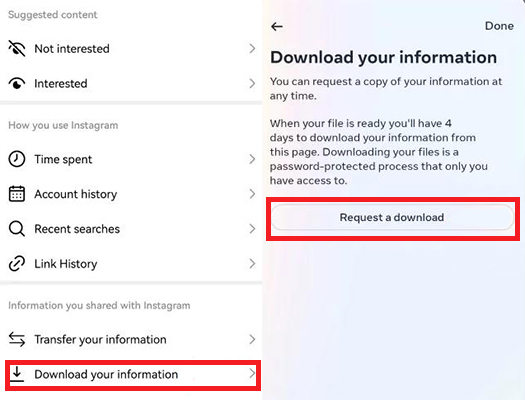 InstragMデータから削除されたIGメッセージを回復します