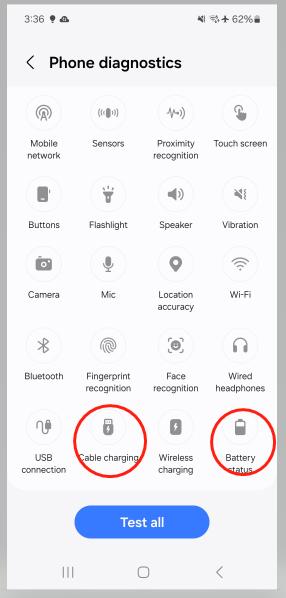 Samsung電話診断