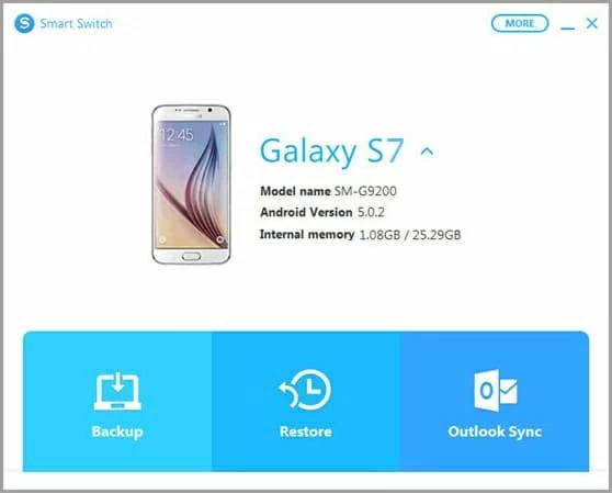 Samsungスマートスイッチへの連絡先への転送