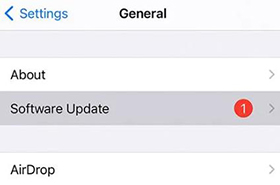 ソフトウェアアップデートiOS17
