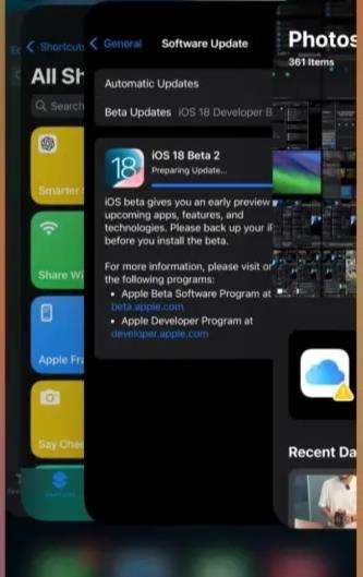 iOS 18 iPhoneミラーリングスイッチアプリ