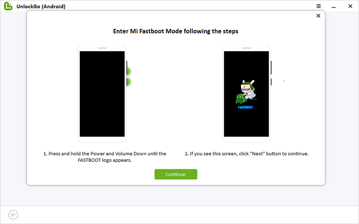 Redmi FastBootを入力します