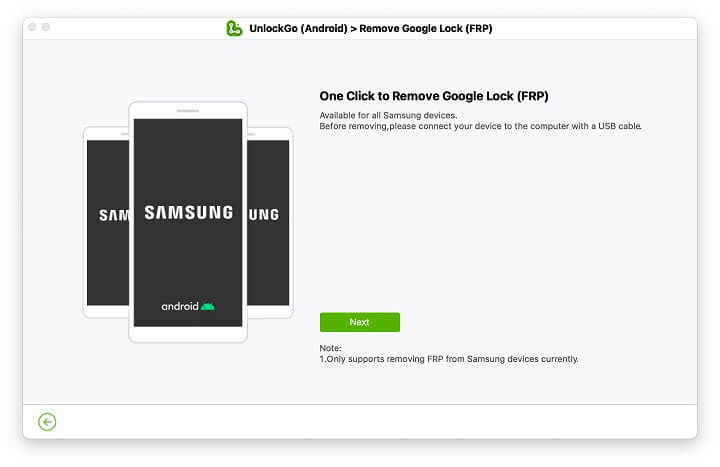 すべてのAndroidバージョンでFRPバイパスを選択します