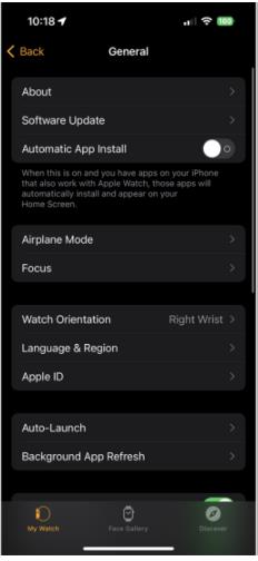 Apple Watchを更新します