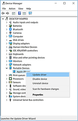 WindowsでAppleドライバーを更新します