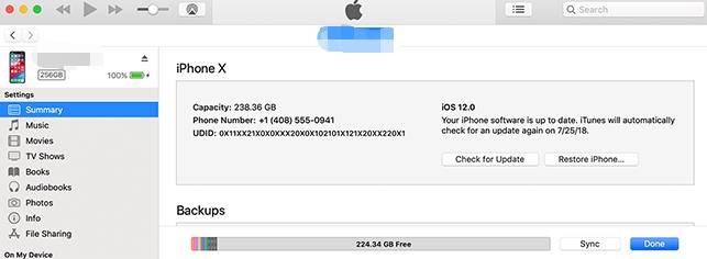 ファインダーまたはiTunesを使用します