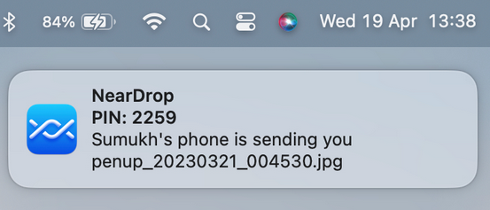 AndroidからMac上のファイルを受け入れます