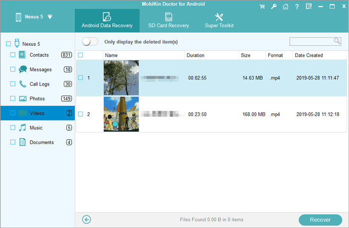 Mobikinを使用してAndroidからMacにデータを転送する方法